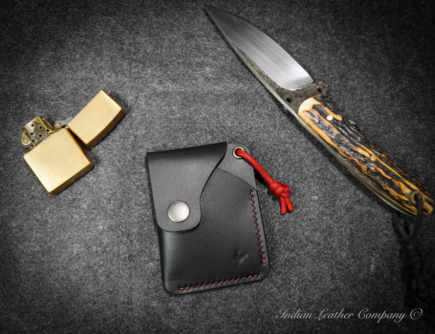 Indian Leather Company's Premium K2 wallet made from Full grain veg tanned wallet