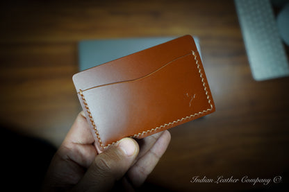 Leather card wallet by Indian Leather Company