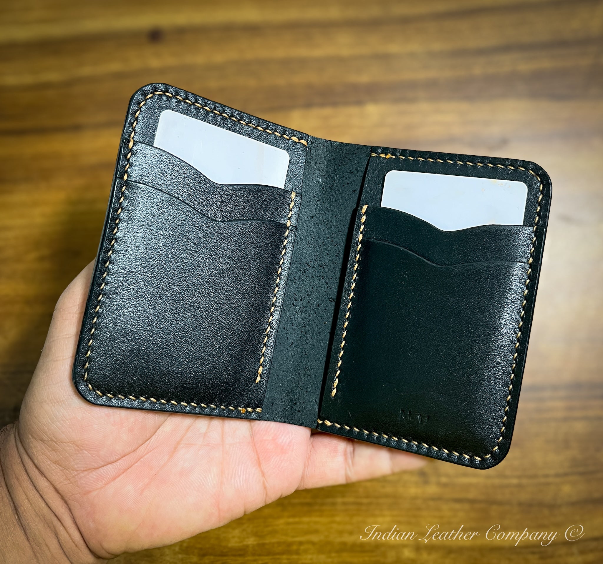 Filed Snapper Wallet Indian Leather Company: Handmade Timeless Luxury for the Leaders