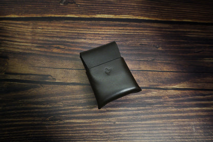 Dark Brown minimal wallet by Indian leather Company