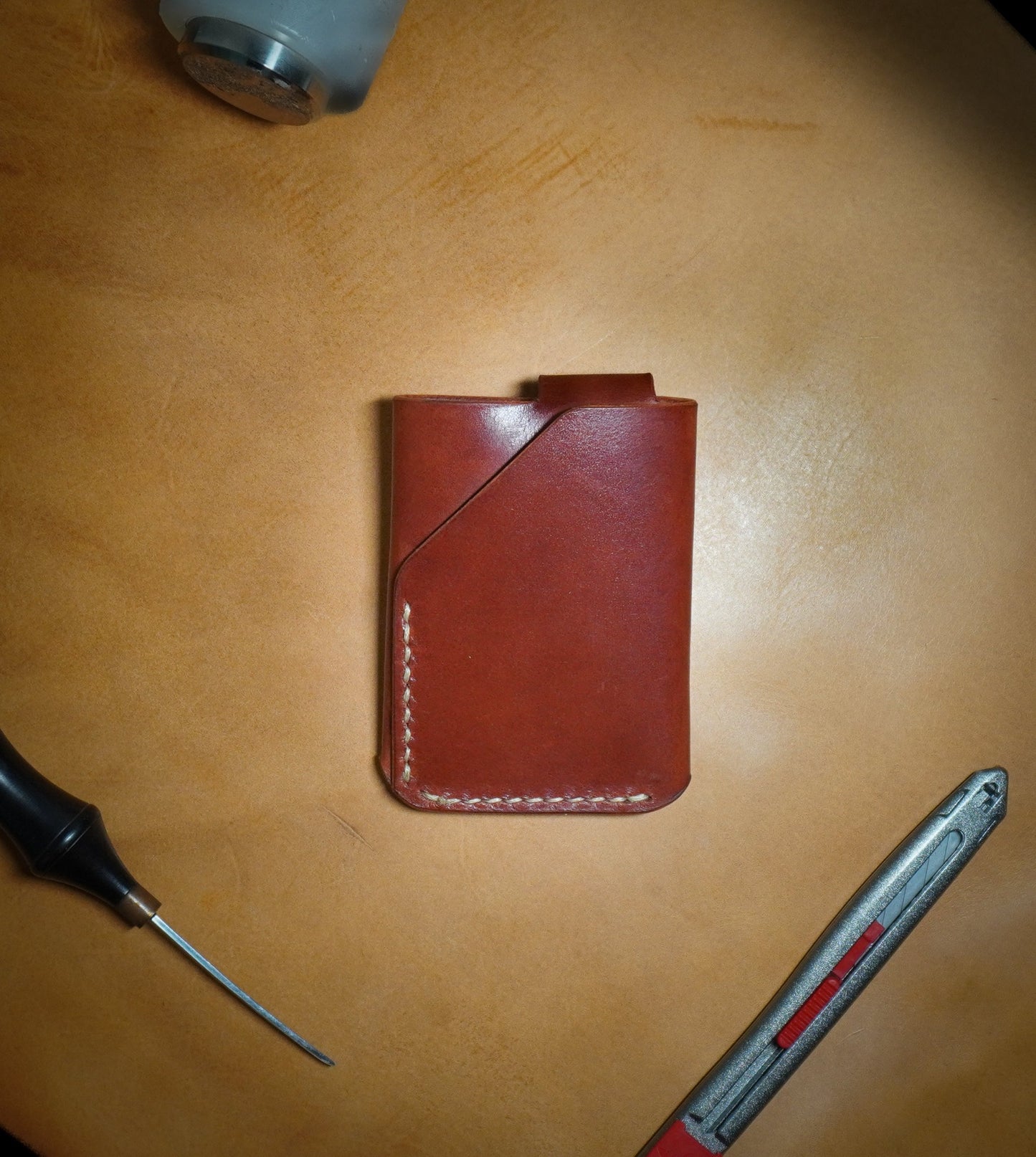 Handmade Leather wallet EDC