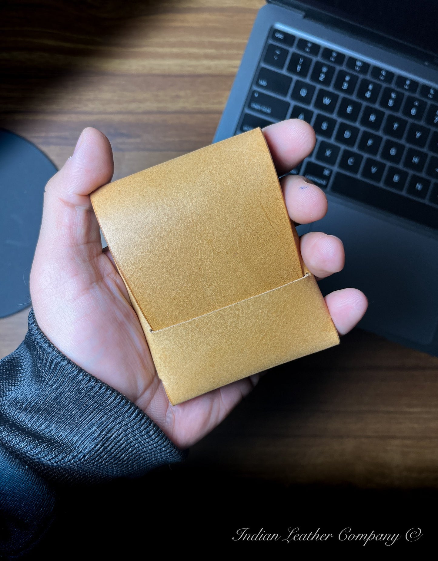 EDC cash wallet in Premium Italian Leather 