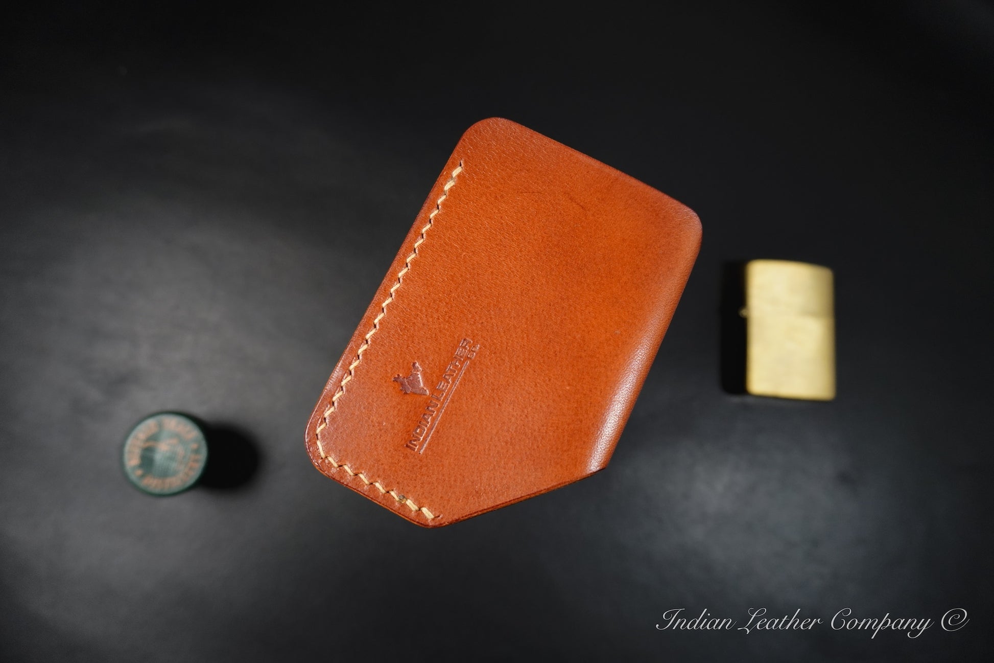 Elegant Maroon leather wallet handmade in India by Indian Leather company